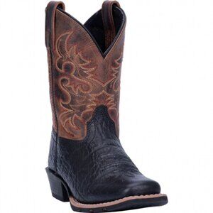 Dan Post Little River Black-Brown Cowboy Boot